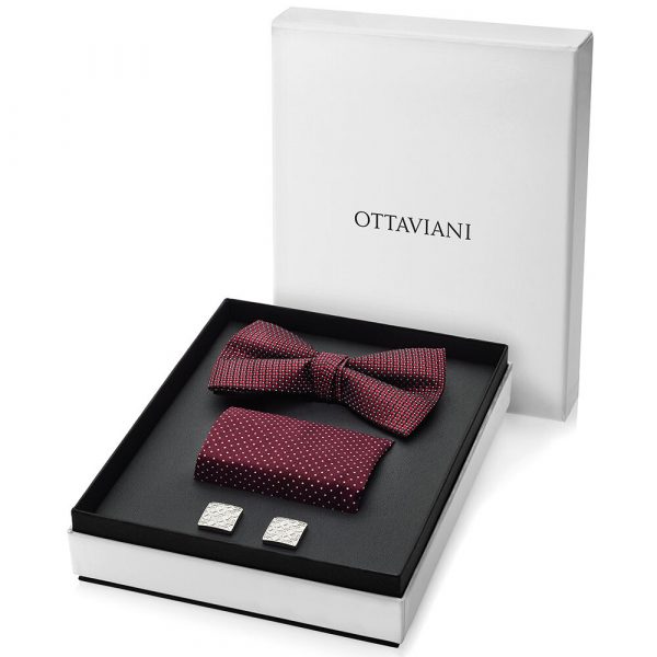 Set gemelli, papillon e pochette Uomo Ottaviani 54250