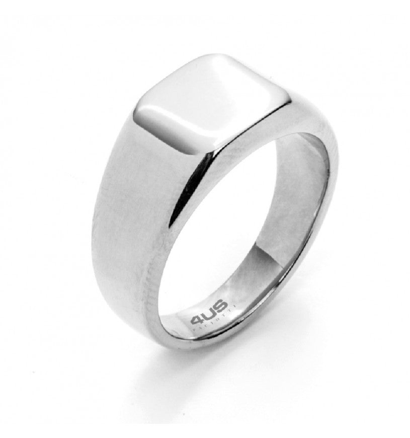 Anello Uomo 4US Cesare Paciotti a Fascia in Acciaio 4UAN5165/20