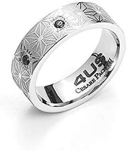 anello in acciaio uomo gioielli 4US Cesare Paciotti Star Points