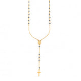 Collana in acciao 4US Cesare Paciotti rosario uomo 4UCL7349