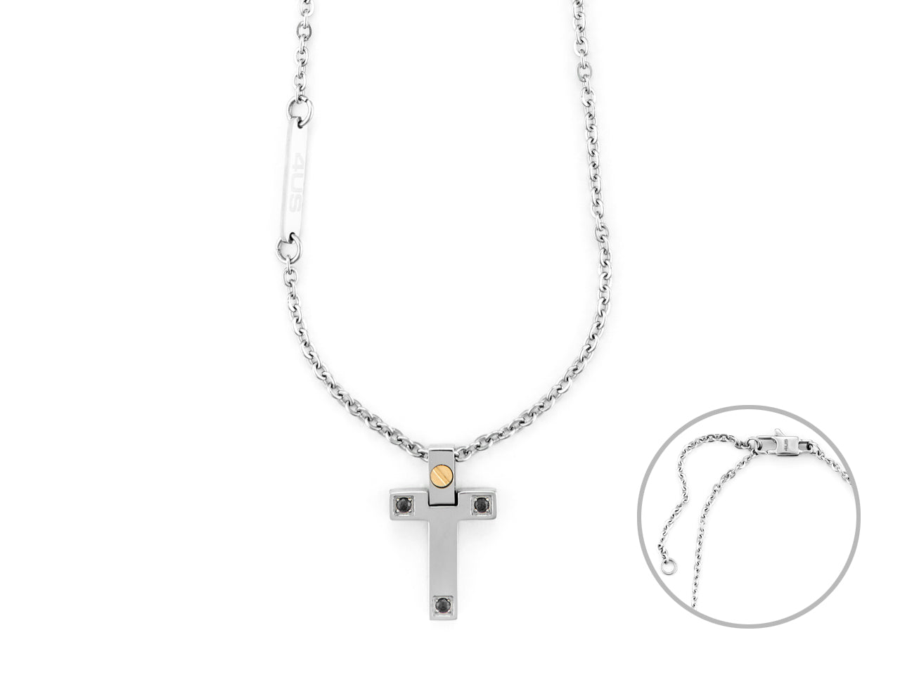 Collana Uomo in acciaio 4US Cesare Paciotti – 4UCL6926