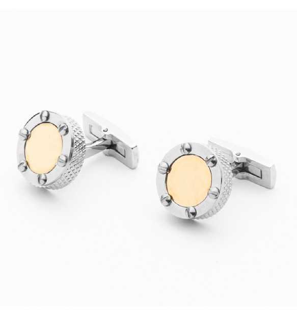 Gemelli in acciaio 4US Cesare Paciotti uomo 4UGE4556