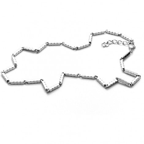 4US Cesare Paciotti collana da uomo in acciaio