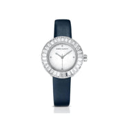 Orologio Angelo con cristalli e cinturino in pelle