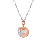 Collana Donna Roberto Giannotti Chiama Angeli Cuore Zirconi Bianchi