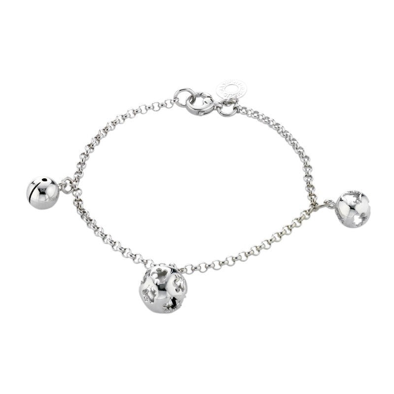 Bracciale chiama angeli in argento Giannotti