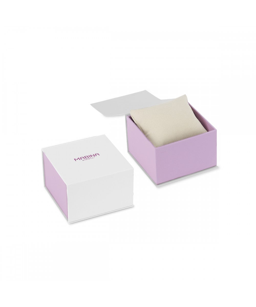 Mabina Collana uomo in argento con croce e Madonnina