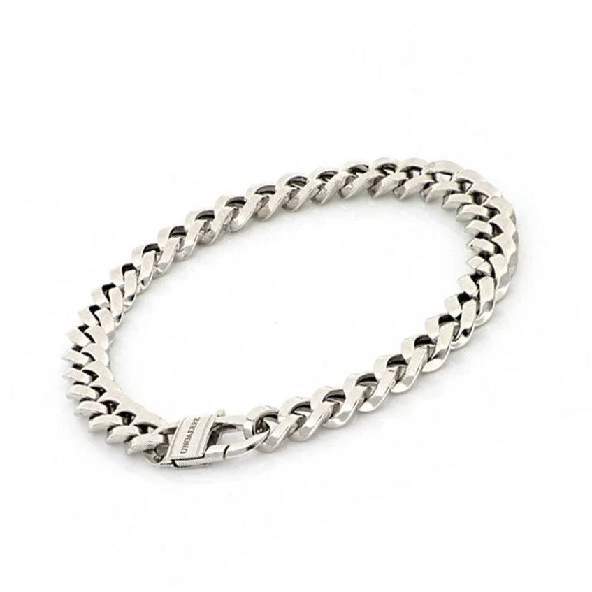 Unoaerre Bracciale Rodiato Grumette Maglia Quadrata 700YHH1313000-5755