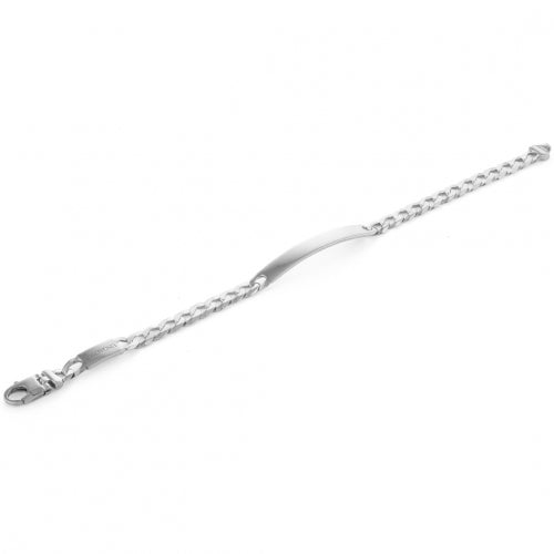 Bracciale Unoaerre 5694 uomo groumetta con piastrina