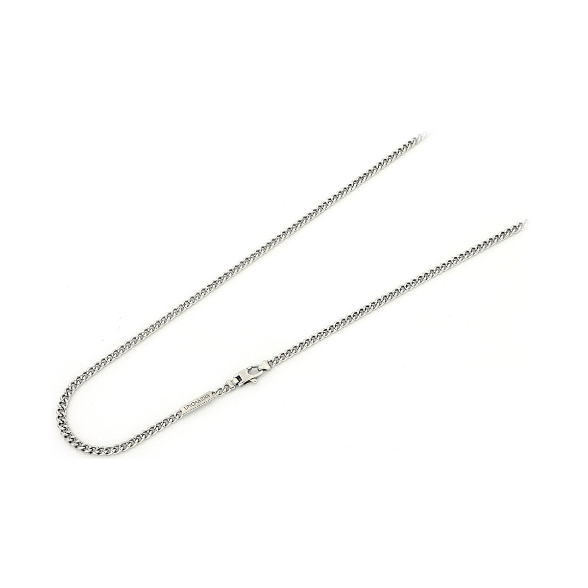 Collana Unoaerre uomo 5987 argento lucido maglia groumette piccola