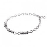 Unoaerre Collana in argento bianco
