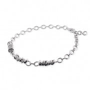 Unoaerre Collana in argento bianco