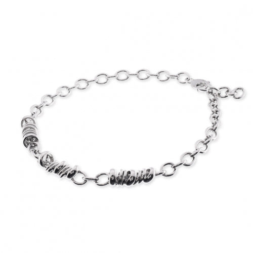 Unoaerre Collana in argento bianco