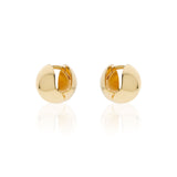 Orecchini Unoaerre 6437 argento dorato giallo cerchietti bombati