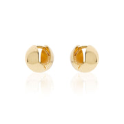 Orecchini Unoaerre 6437 argento dorato giallo cerchietti bombati