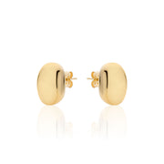 Orecchini in argento dorato medi Boule