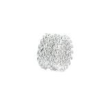 Anello in bronzo argentato