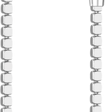Collana Zancan da uomo in Argento