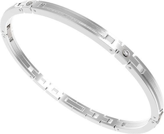 bracciale uomo gioielli Zancan Hi Teck Codice: EHB084
