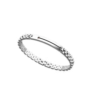 Bracciale Zancan per Uomo - Hi Teck Catena in Acciaio con Zircone Nero