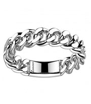 Anello Zancan per Uomo - collezione "Cosmokin". Anello groumette rigido in argento 925%