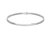 Bracciale da Uomo Zancan Insignia 925 in Argento con Zirconi Bianchi