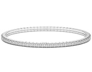 Bracciale Uomo Zancan Tennis Argento 925 Zirconi bianchi Elastico ESB329-185